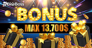 【新規限定】BigBossが最大100％入金ボーナスを開催！上限1万3,700ドル！