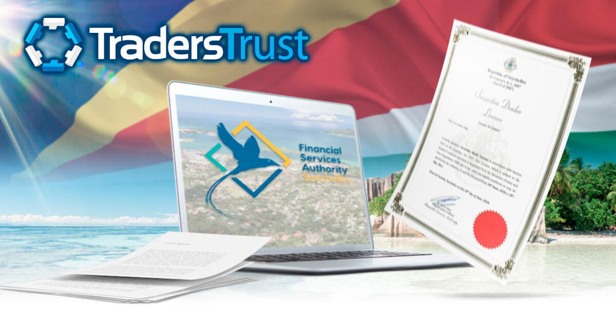 Traders Trustがセーシェル金融庁のライセンスを新規取得！